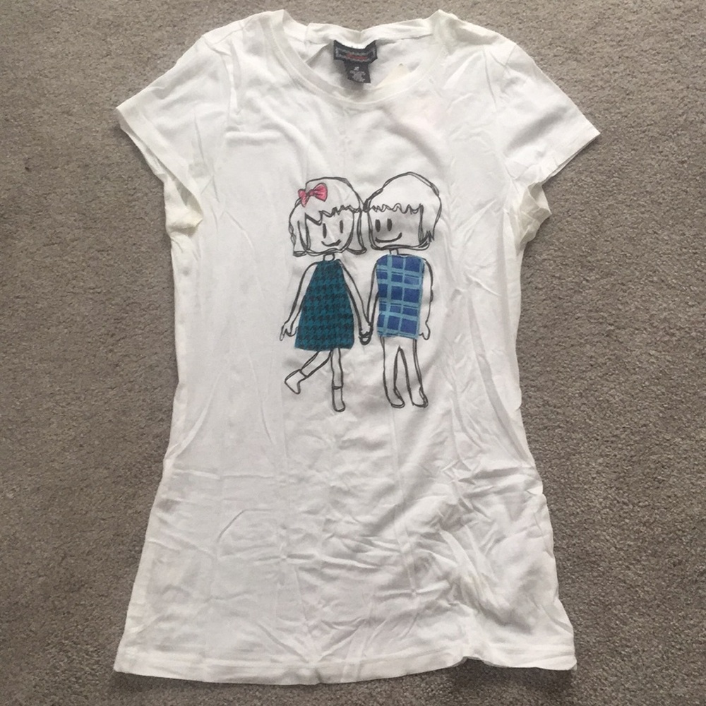 People Holding Hands Tee Shirt, Size L